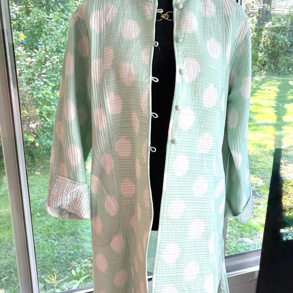 Charlotte Kellogg Quilted Long Jacket
